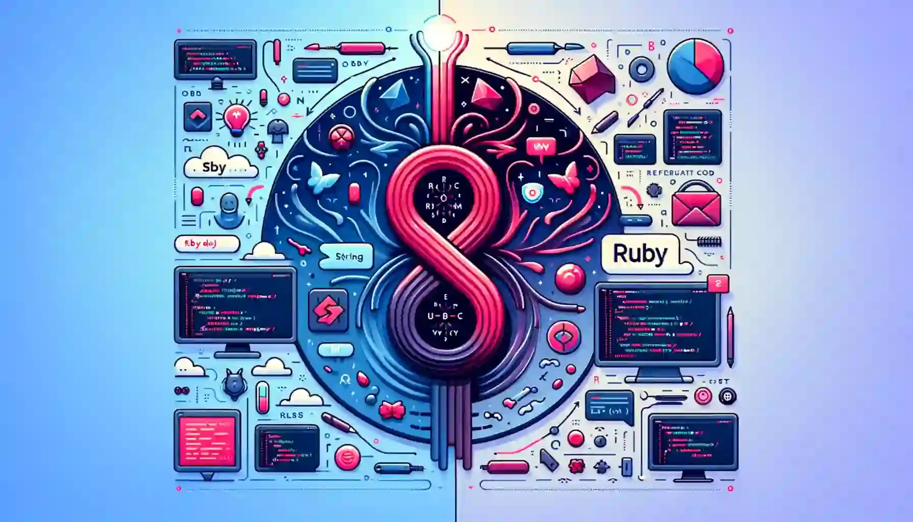 Rubyの文字列とシンボルの違いについて、メモリ管理、ミュータビリティ、パフォーマンス、Railsでの使い分けなど、様々な観点から深掘りします。適切な使い分けによるコードの最適化と可読性向上のヒントが満載です。